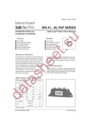 IRKH56/10P datasheet  